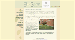 Desktop Screenshot of elmgrovelivingcentre.com